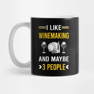 3 People Winemaking Winemaker Mug